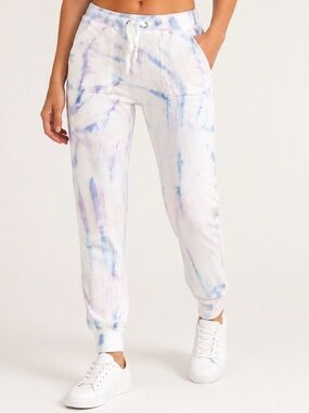 Vintage Havana Pastel Tie Dye Jogger Sweatpants Size Small Lounge